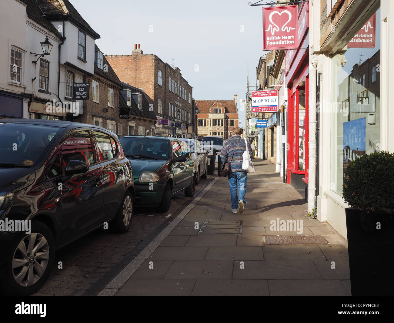 ELY, Regno Unito - circa ottobre 2018: Vista della città Foto Stock