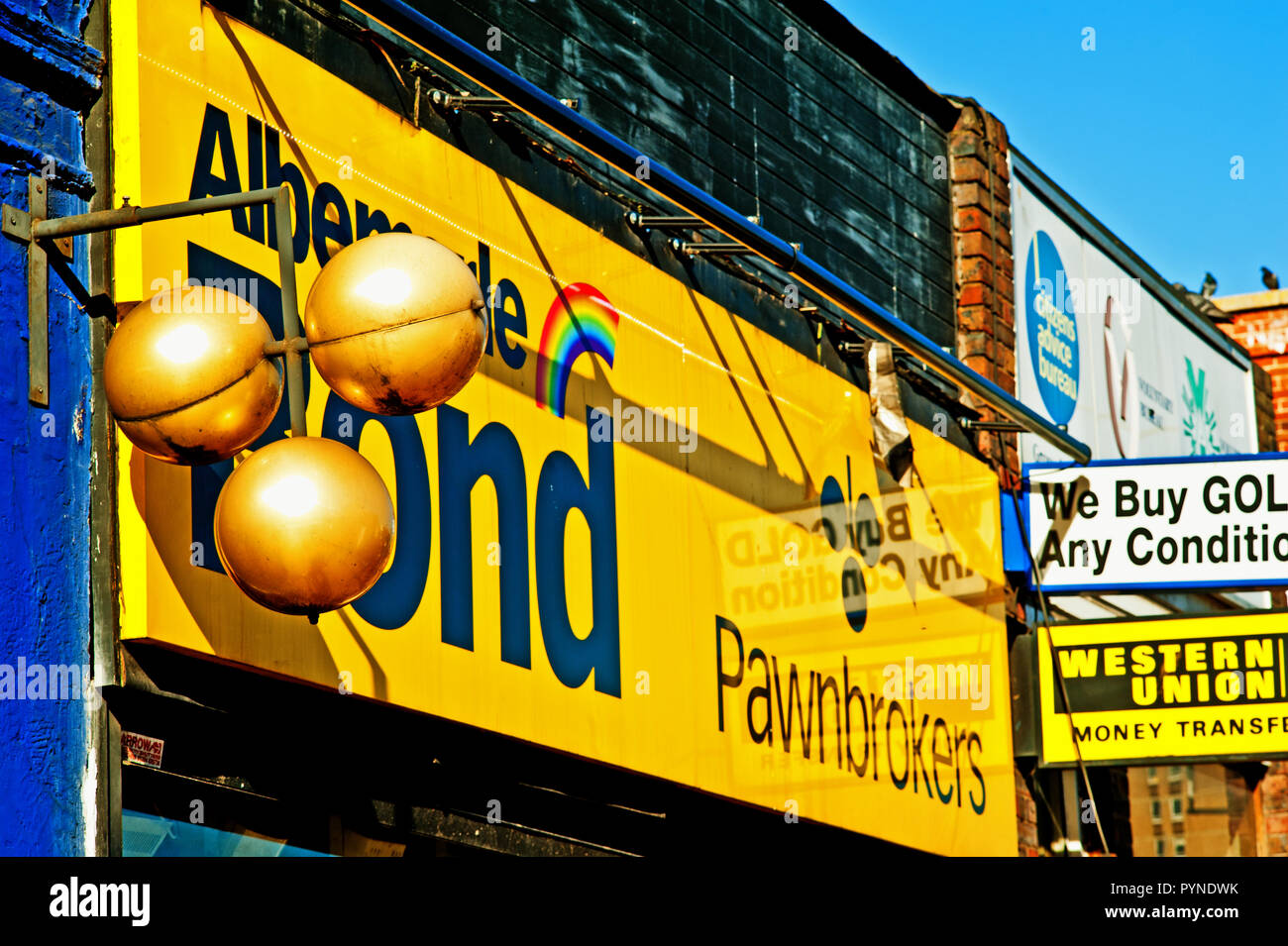 Pawnbrokers, Catford, quartiere di Lewisham, Londra, Inghilterra Foto Stock