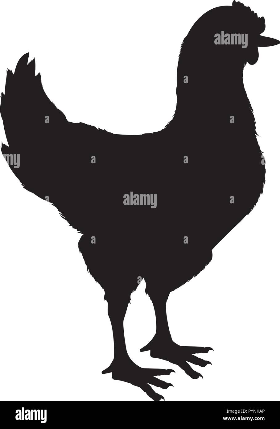 La Rooster fattoria degli animali icona illustrazione vettoriale design Illustrazione Vettoriale