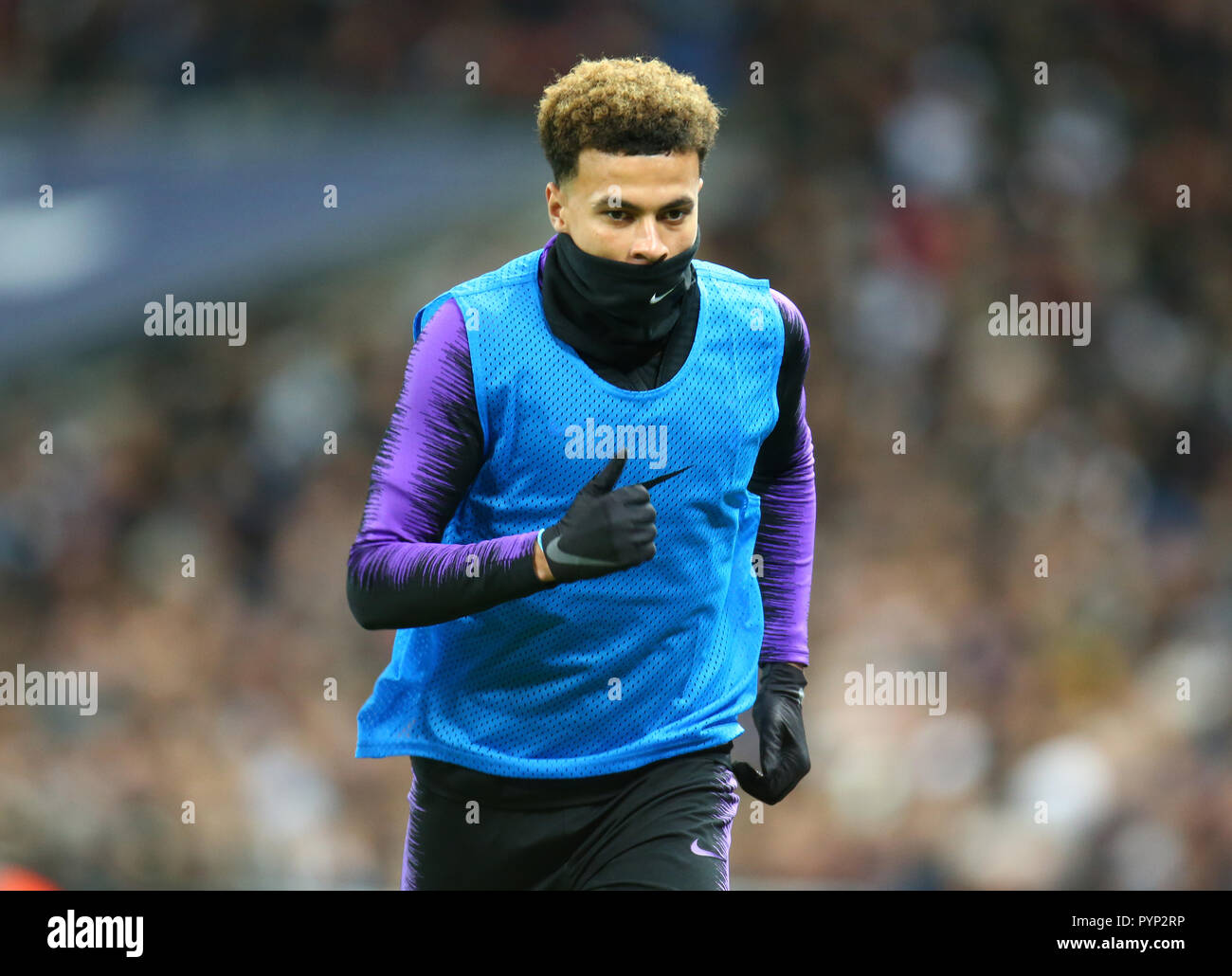 Londra, Inghilterra - Ottobre 29, 2018 Tottenham Hotspur's dele Alli durante la Premier League tra Tottenham Hotspur e il Manchester City a Wembley stadium , Londra, Inghilterra il 29 Ott 2018. Azione di Credito Foto Sport FA Premier League e Football League immagini sono soggette a licenza DataCo. Solo uso editoriale. Nessuna stampa di vendite. Nessun uso personale di vendita. Credit: Azione Foto Sport/Alamy Live News Foto Stock