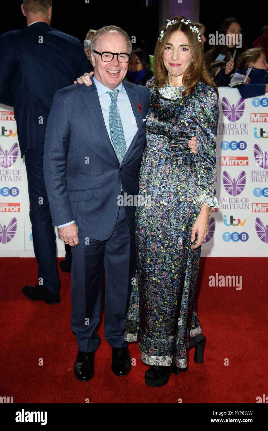 Londra, Regno Unito. Ottobre 29, 2018: Jason Watkins al Pride of Britain Awards 2018 al Grosvenor House Hotel di Londra. Immagine: Steve Vas/Featureflash Foto Stock