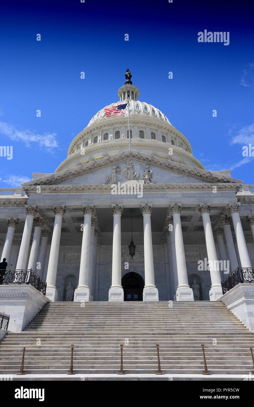 Washington DC, capitale degli Stati Uniti. National Capitol Building. Foto Stock
