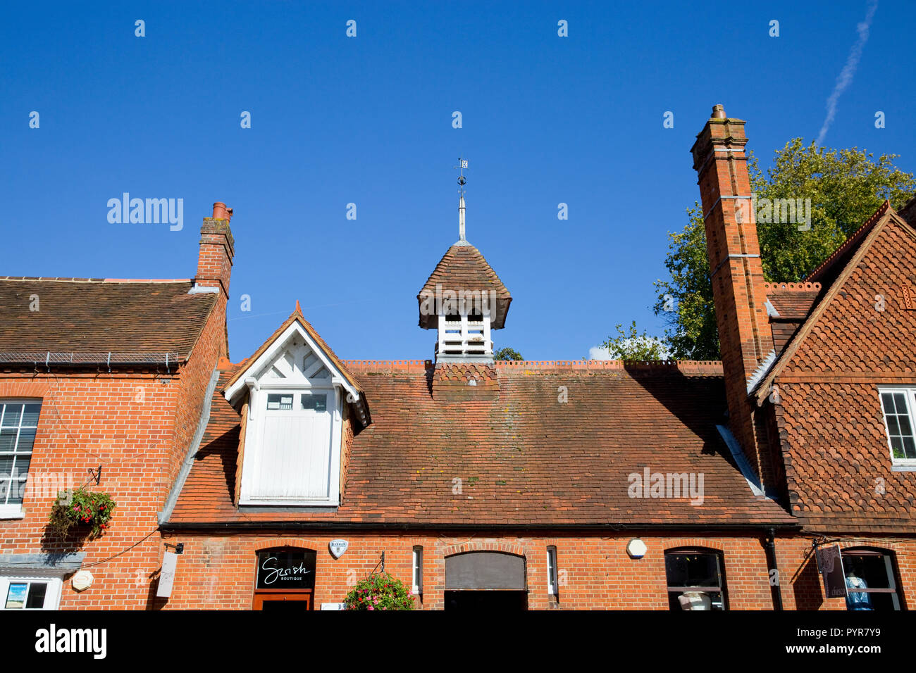 Shop edificio su High Street, Marlow, Buckinghamshire, Inghilterra Foto Stock