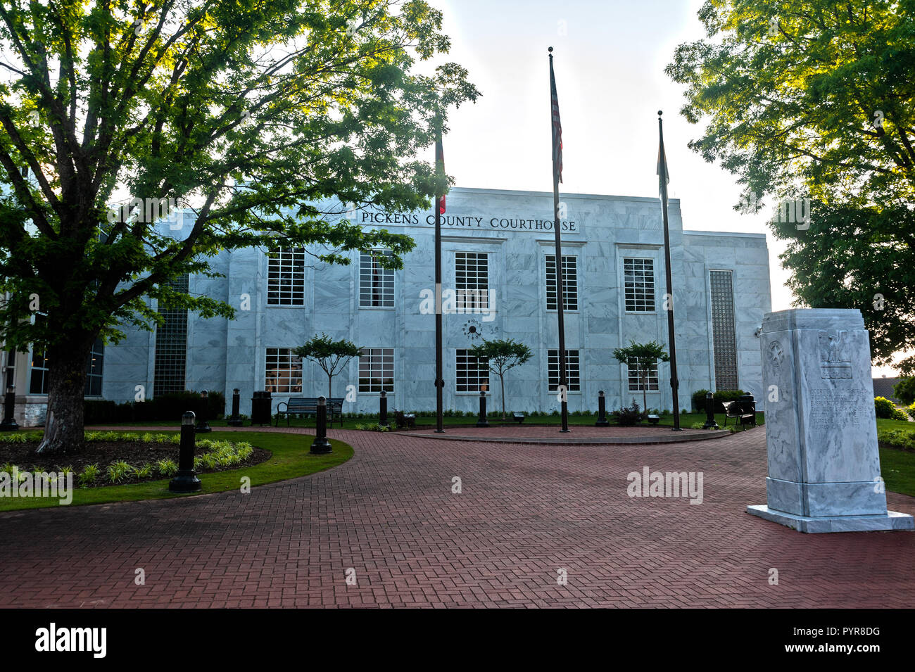 Pickens County Courthouse in Jasper Georgia Foto Stock