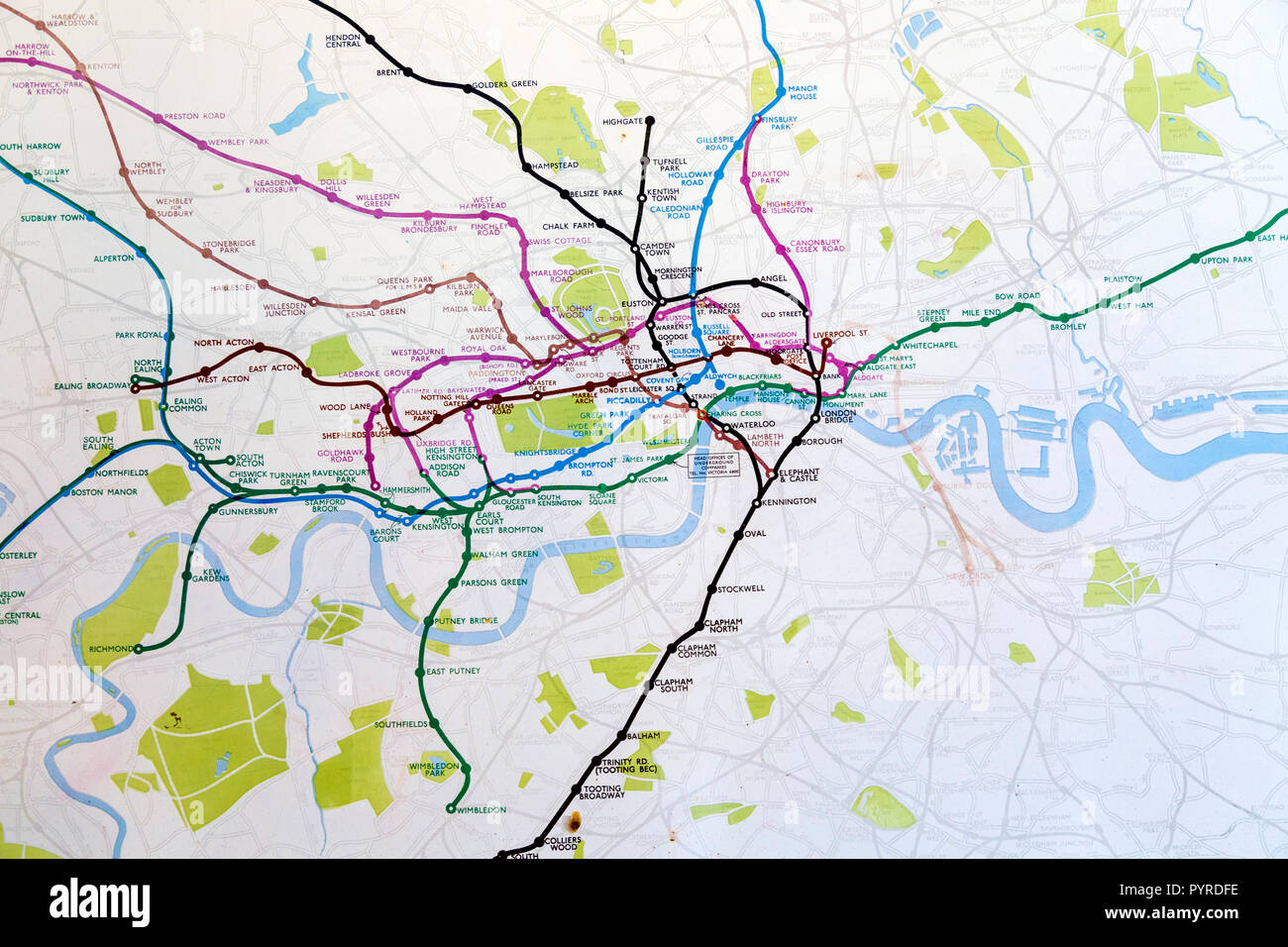 mappa londra zona 1 e 2