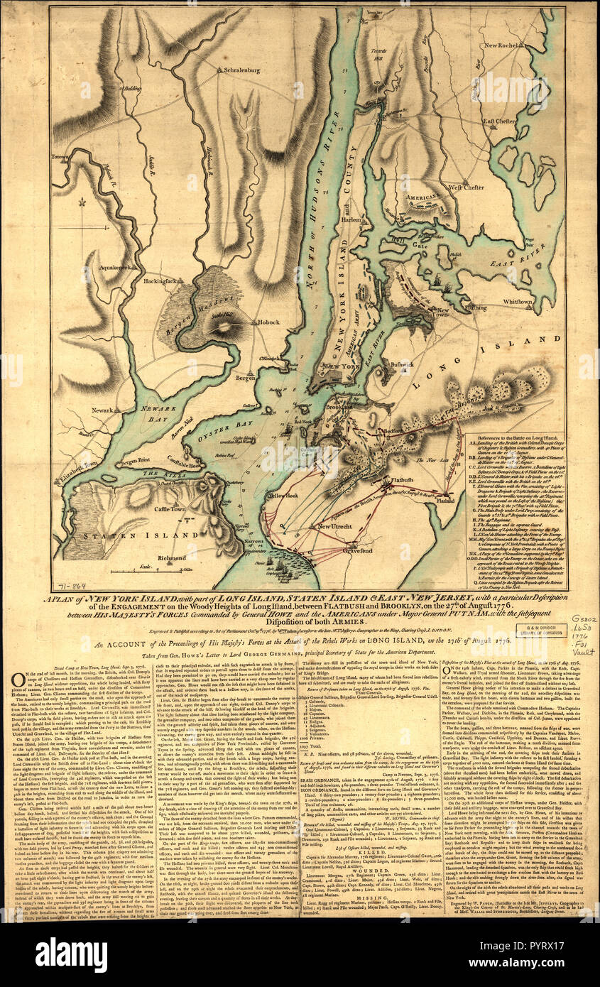 Mappa del brooklyn a 1700 s immagini e fotografie stock ad alta risoluzione - Alamy