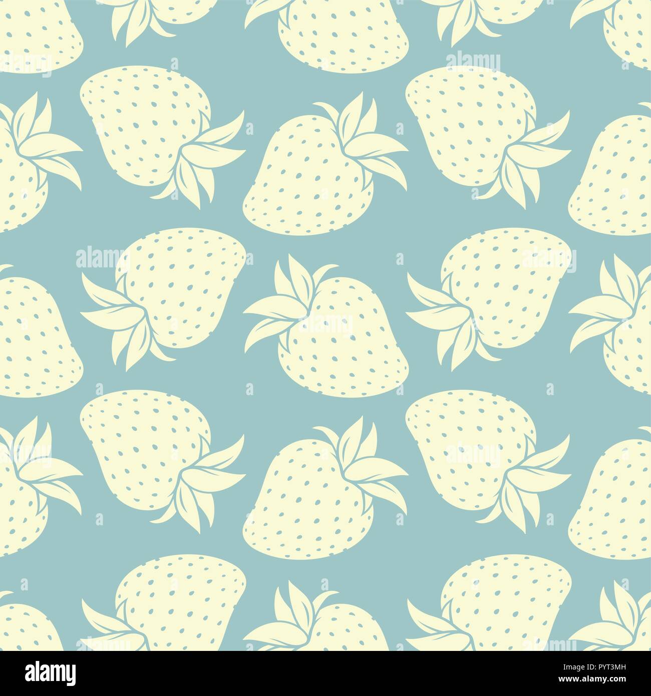 Le fragole seamless pattern. Abstract sfondo vettoriale per un design contemporaneo. Utilizzare per tessuto, riempimenti, sfondo della pagina web. Illustrazione Vettoriale