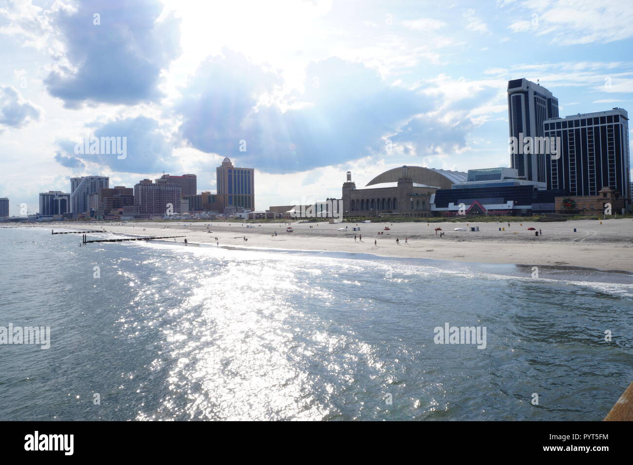 Atlantic City dall'acqua Foto Stock