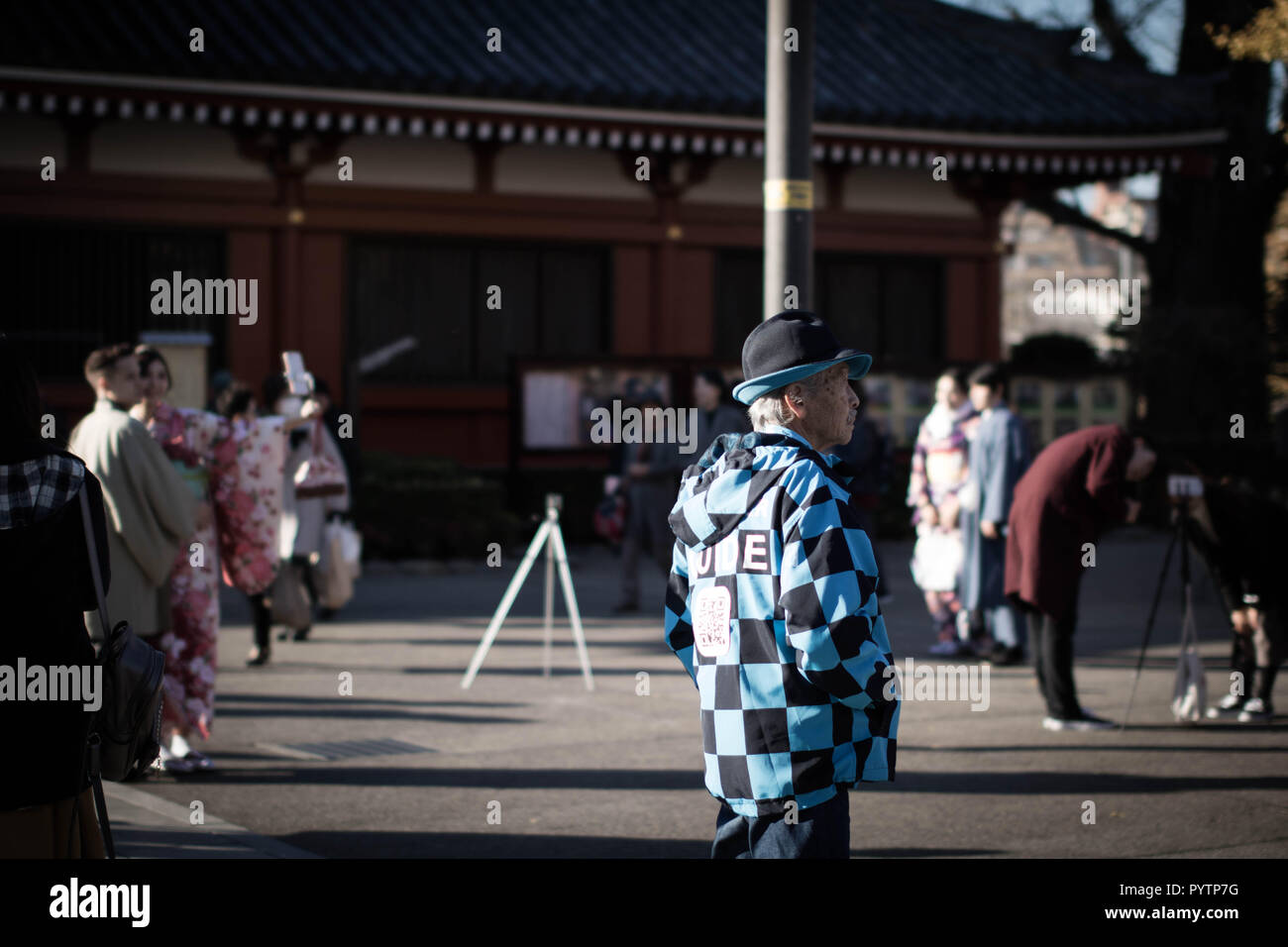 Il tardo autunno visita a Tokyo Foto Stock