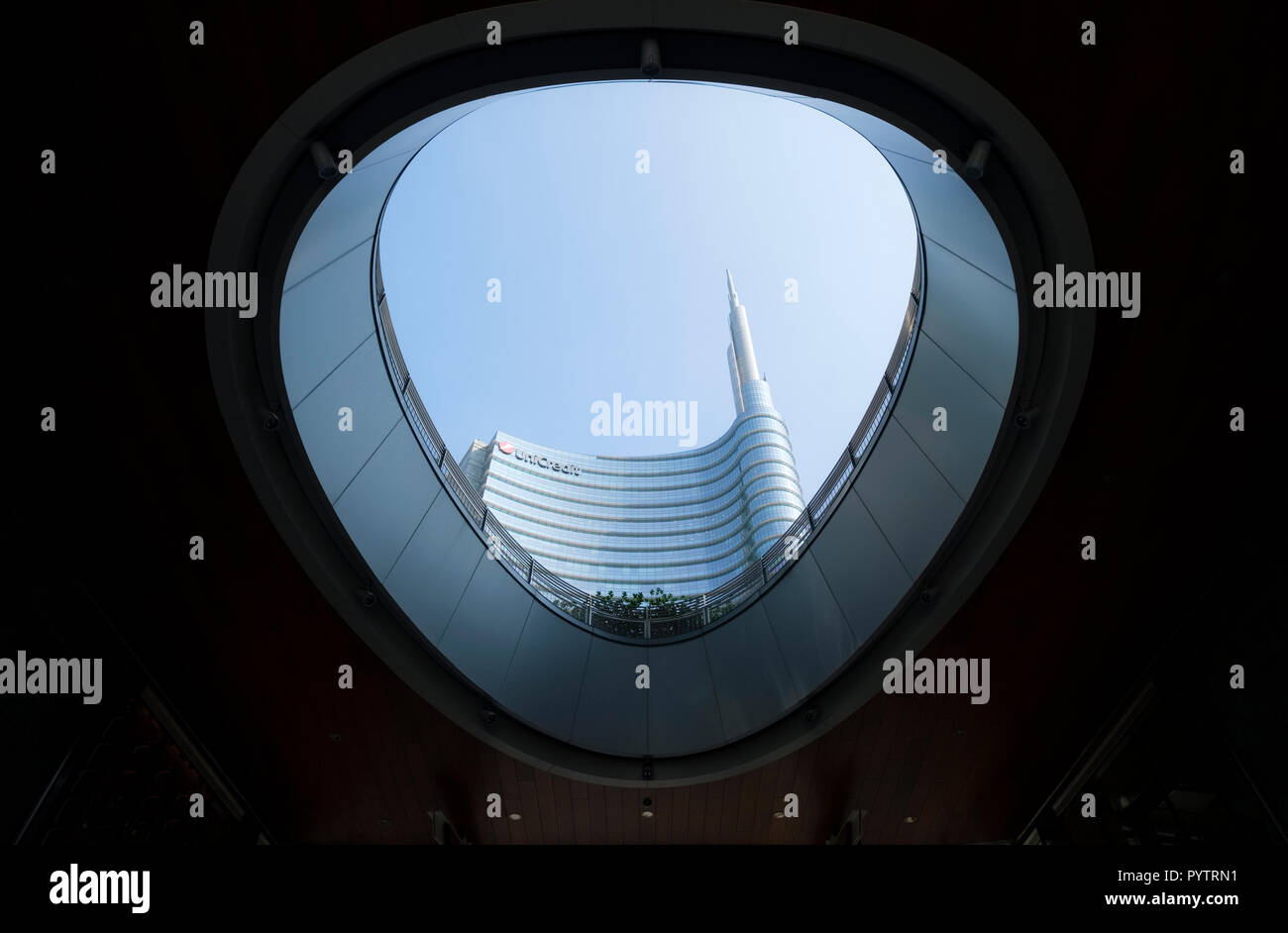 L'Italia, Lombardia, Milano, Porto Nuova. La torre di UniCredit. Foto Stock