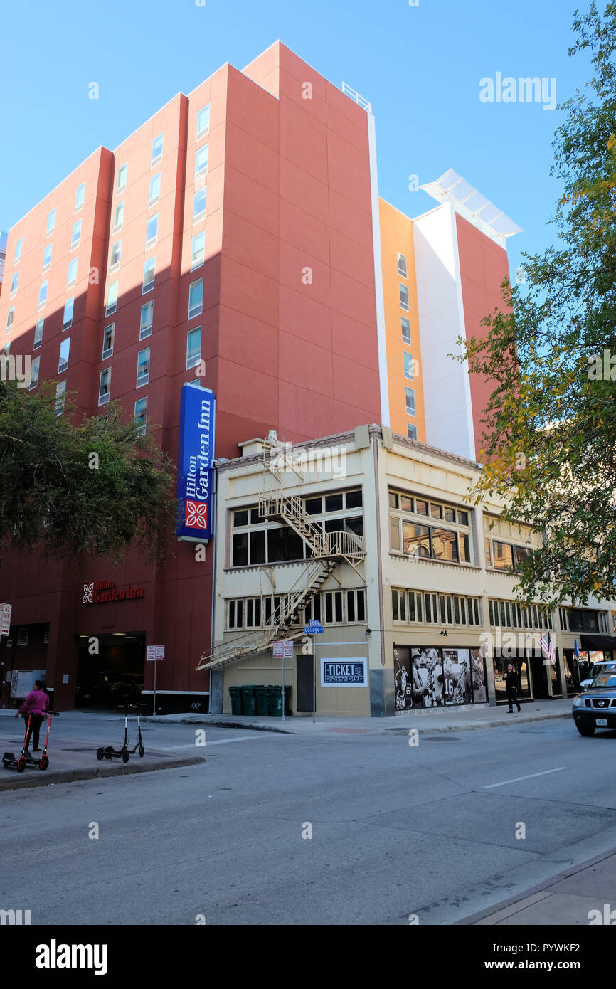 Hilton Garden Inn, il centro cittadino di San Antonio, Texas, Stati Uniti d'America. Foto Stock