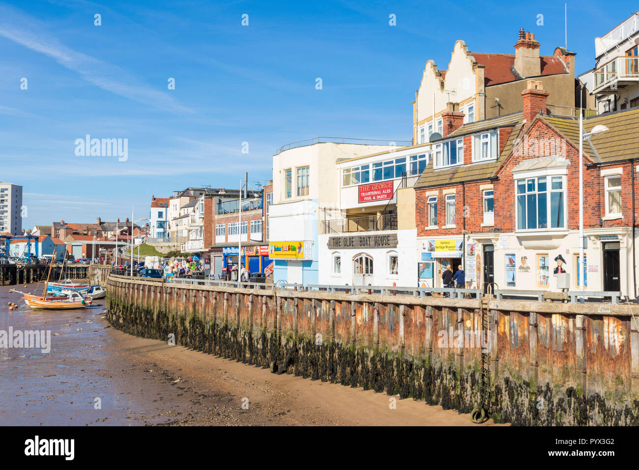 Bridlington marina e porto di Bridlington East Riding of Yorkshire England Regno Unito GB Europa Foto Stock