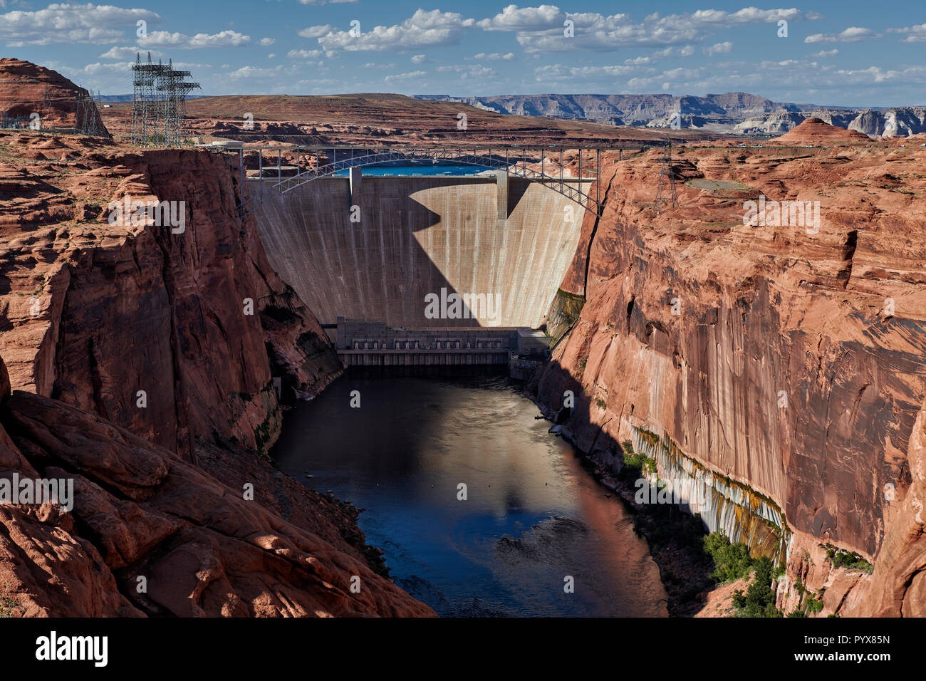 Glen Canyon Dam Bridge, Arizona, USA, America del Nord Foto Stock