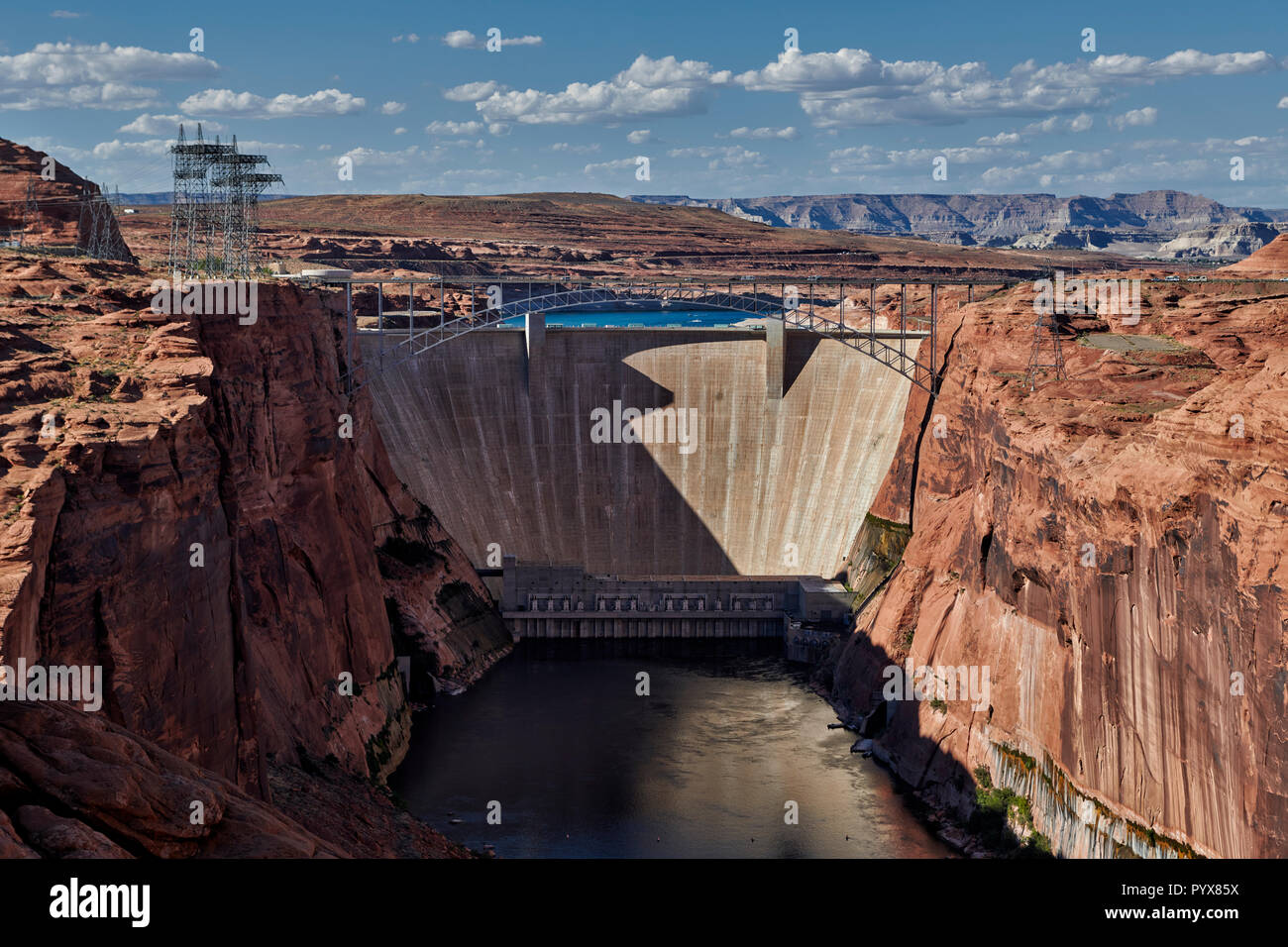 Glen Canyon Dam Bridge, Arizona, USA, America del Nord Foto Stock