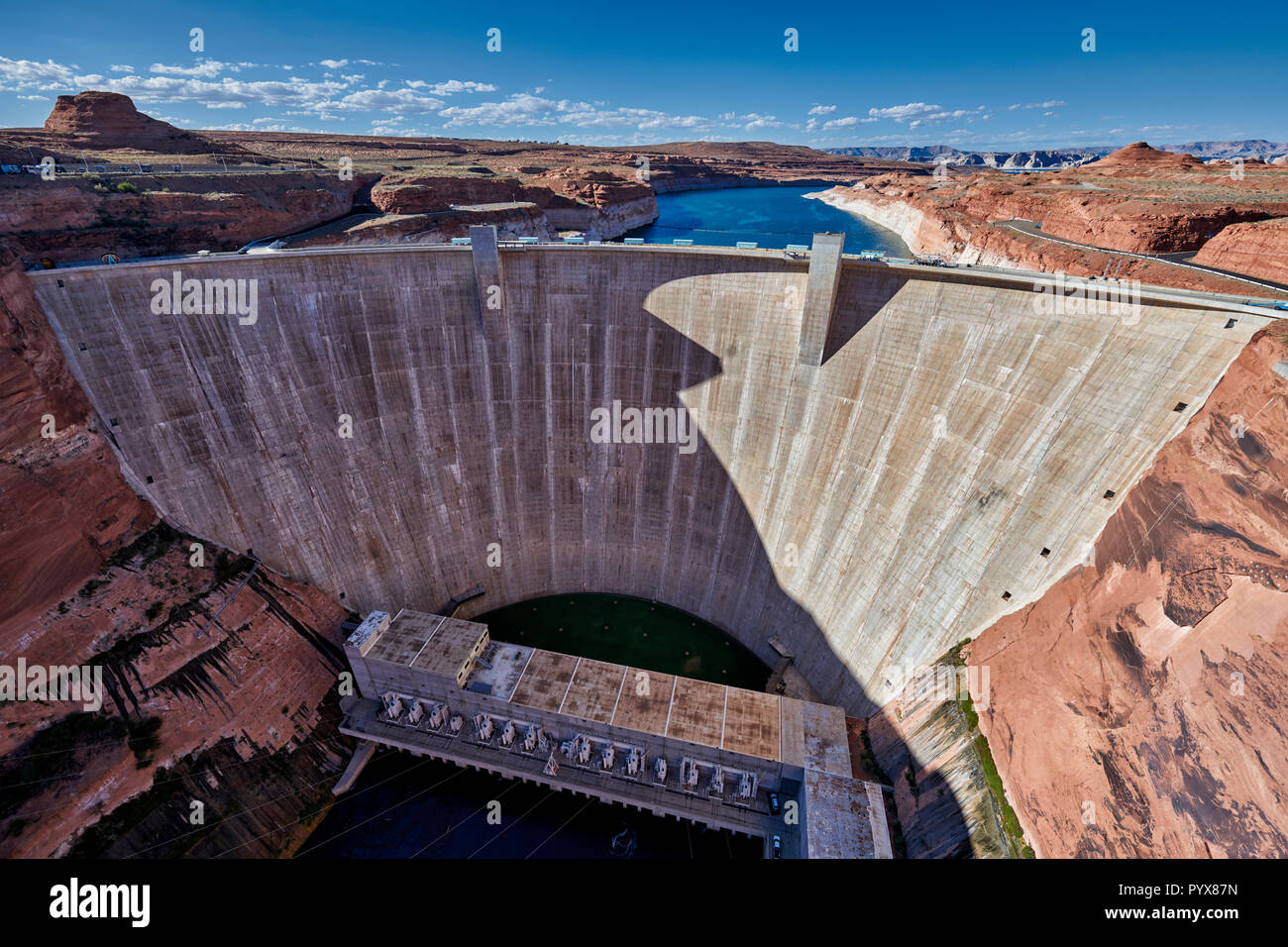 Glen Canyon Dam Bridge, Arizona, USA, America del Nord Foto Stock