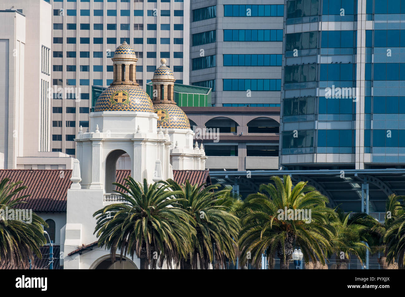 Il Seaport Village, San Diego, California. Foto Stock