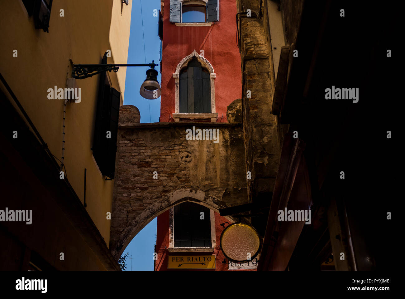 Le scene e i dettagli da Venezia, Italia Foto Stock