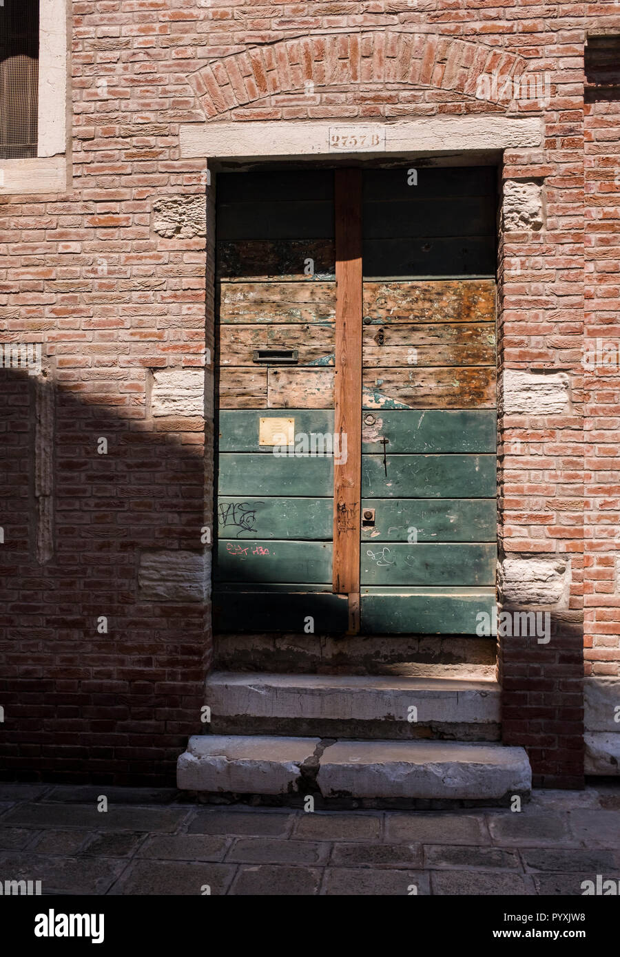 Le scene e i dettagli da strade e canali di Venezia, Italia Foto Stock