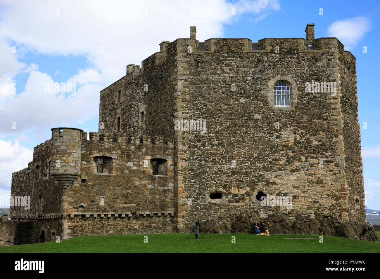 Castello di nerezza, nerezza, Scotland, Regno Unito Foto Stock