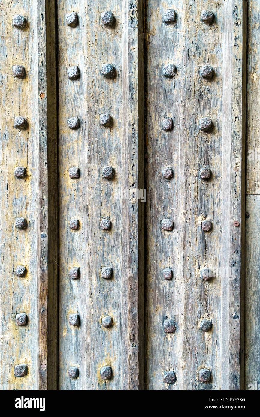 La sezione del ferro porta chiodati Foto Stock