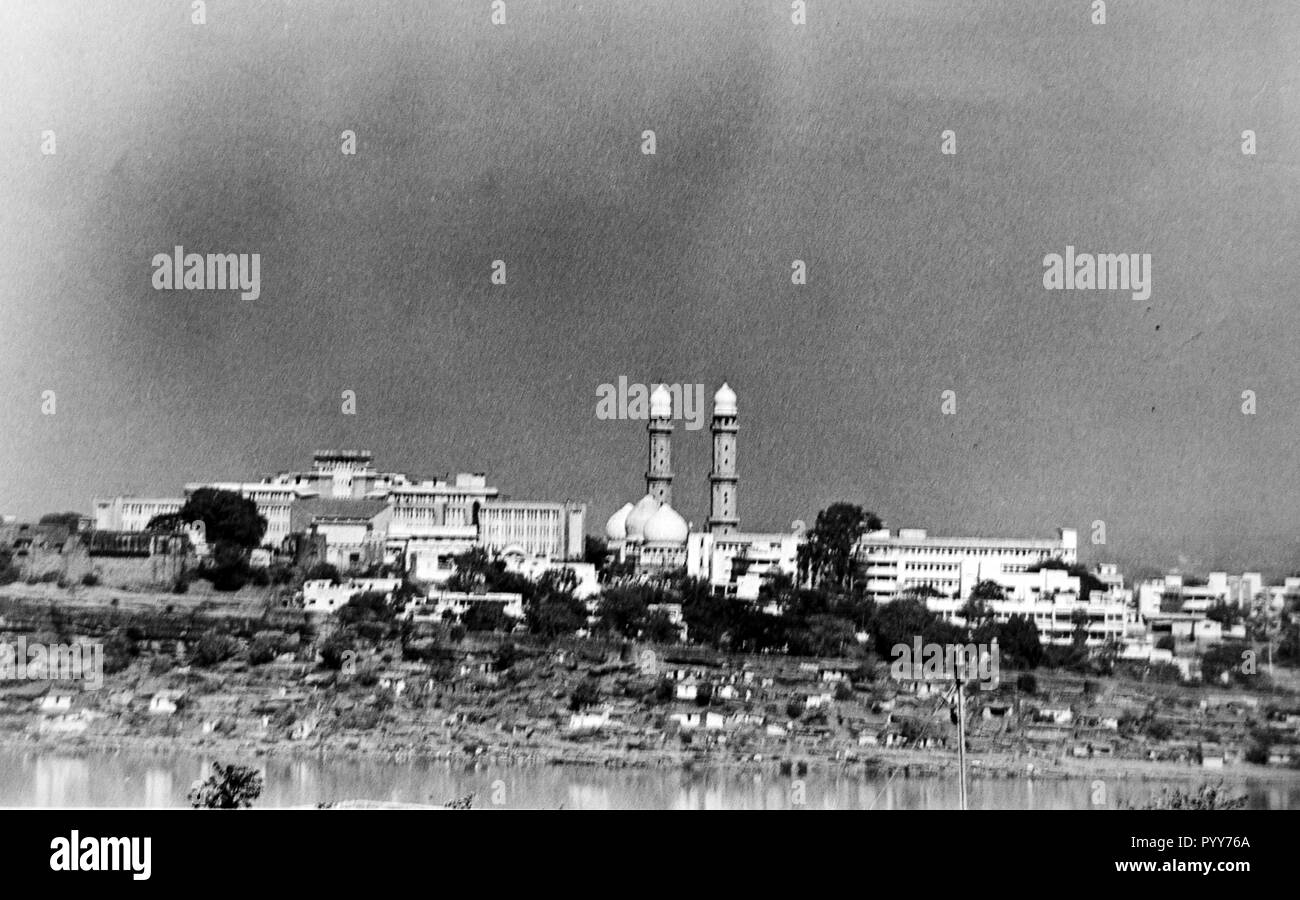 Taj ul Masjid, Bhopal, Madhya Pradesh, India, Asia Foto Stock