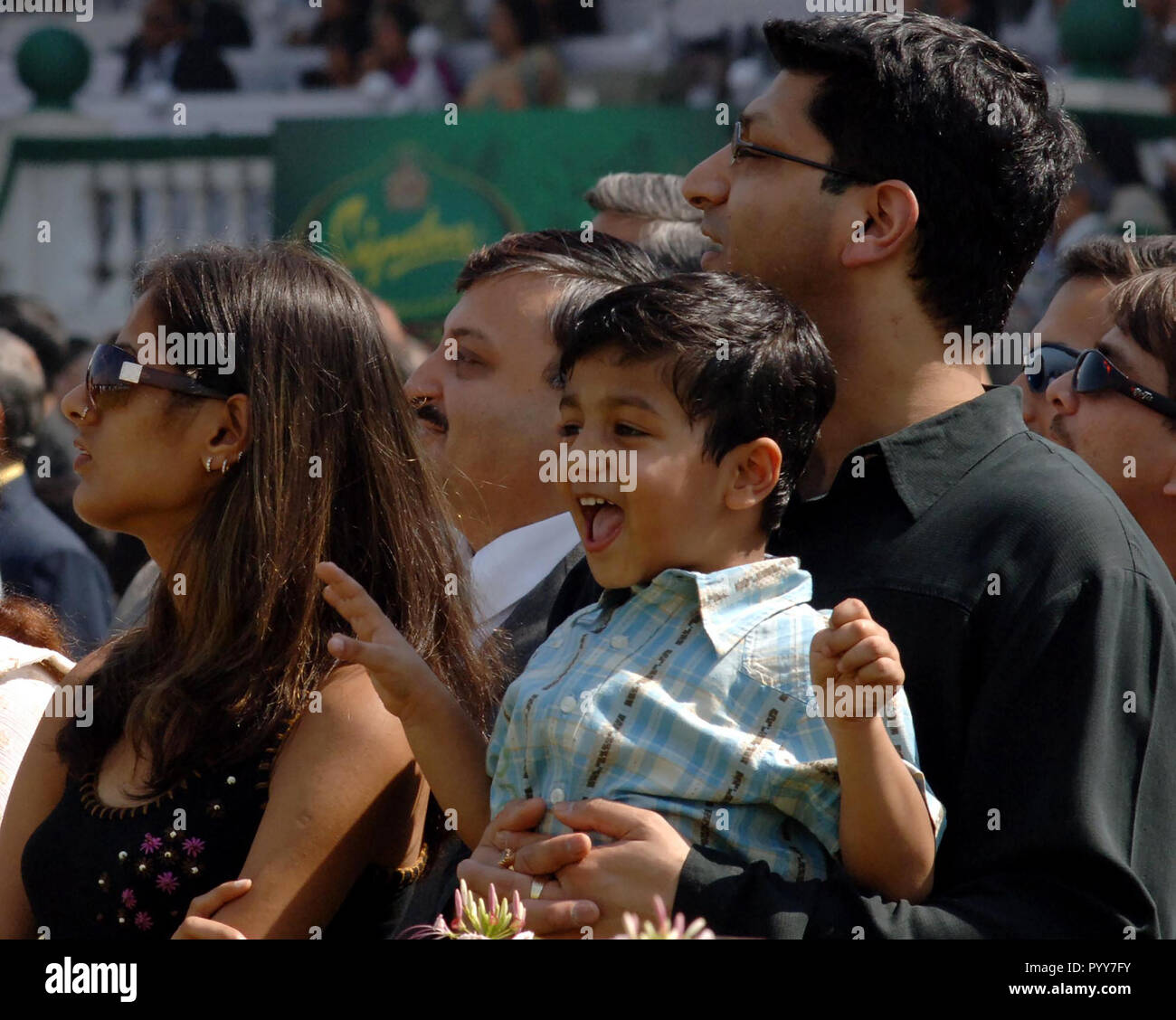 Persone a Mahalaxmi Race Course, Mumbai, Maharashtra, India, Asia Foto Stock