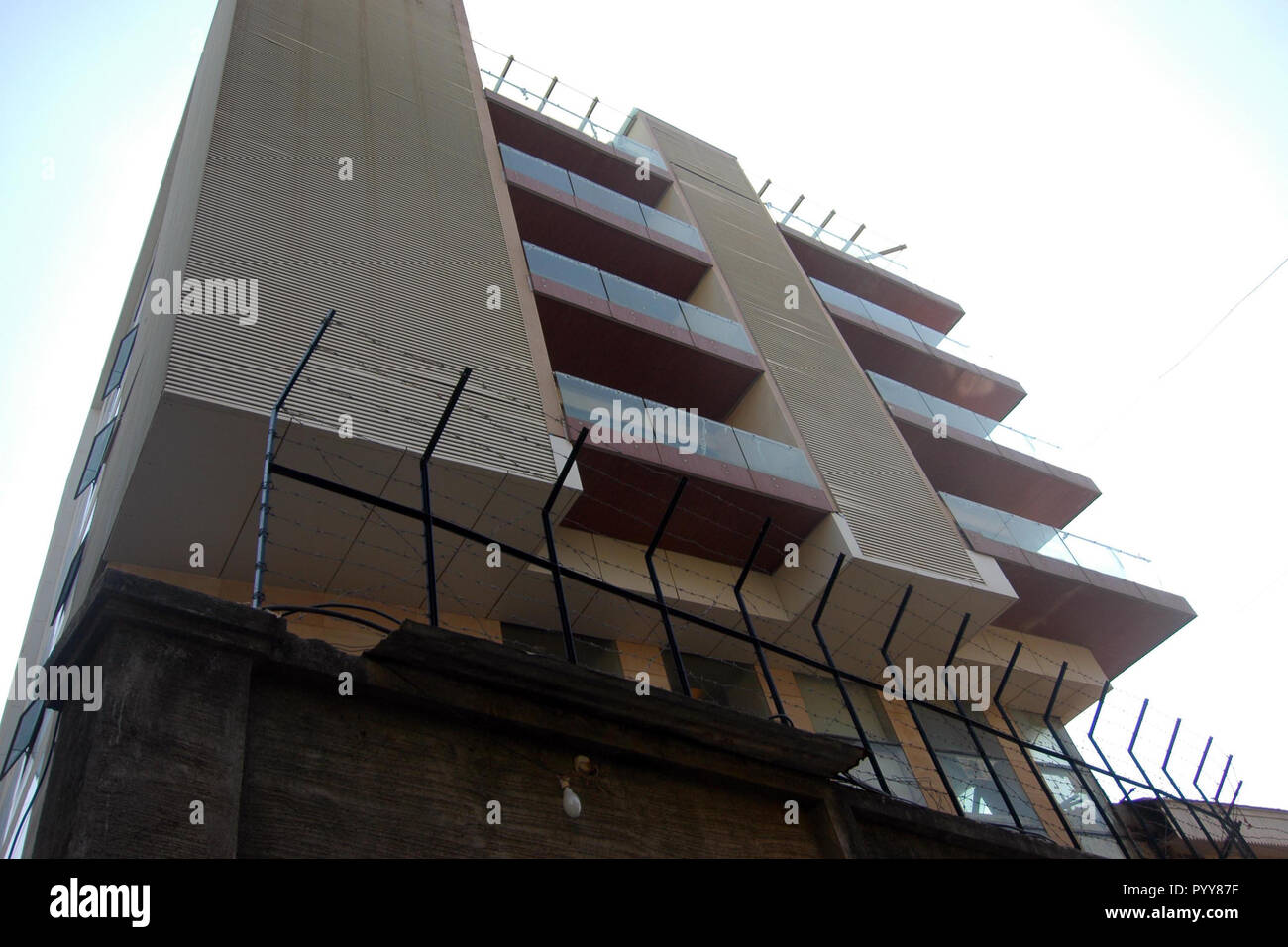 Bollywood Hindi attore di cinema Shahrukh Khan house Mannat, Mumbai, Maharashtra, India, Asia Foto Stock