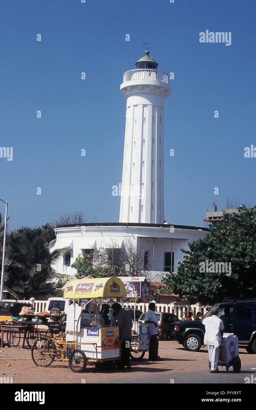 Casa di luce a Pondicherry, il territorio dell' Unione, India, Asia Foto Stock