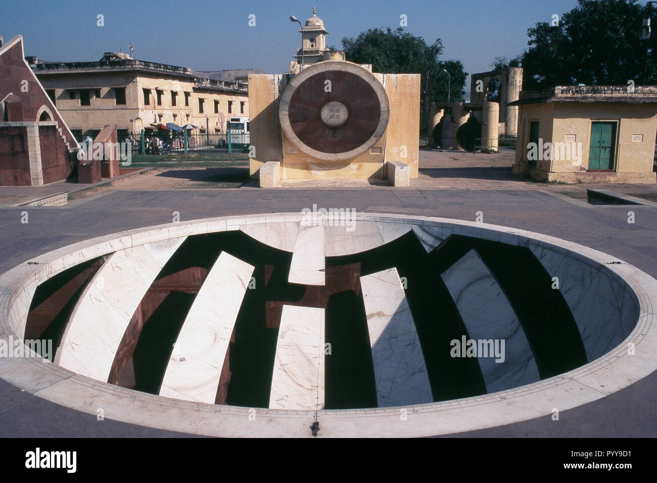 Jai Prakash Yantra, Narivalaya Dakshin Gola, Jantar Mantar, Rajasthan, India, Asia Foto Stock