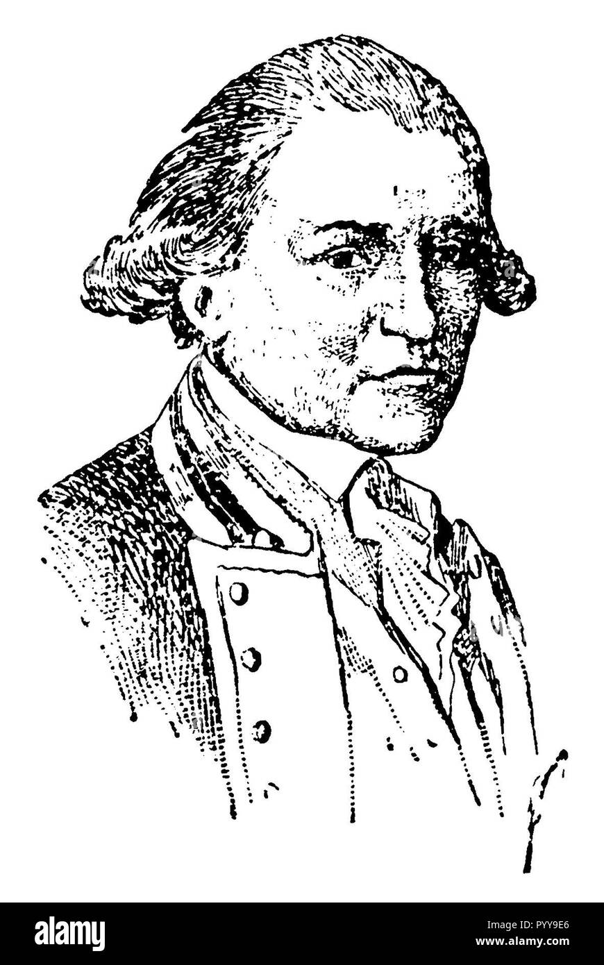 Cuocere, Giacomo (1828-1779), inglese navigator e explorer, 1910 Foto Stock