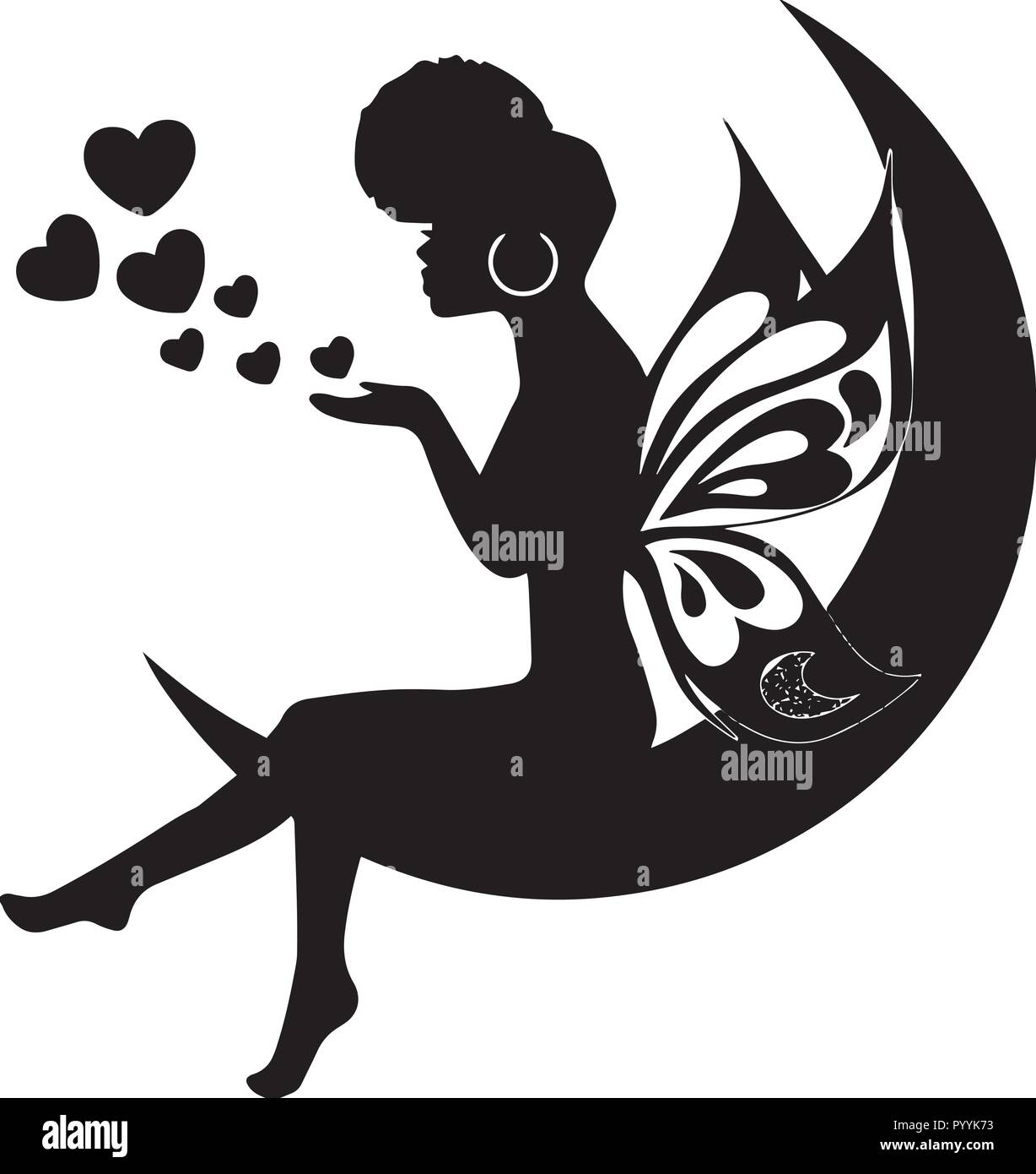 Questo sono African American bellissima regina, dive di donne di classe Illustrazione Vettoriale