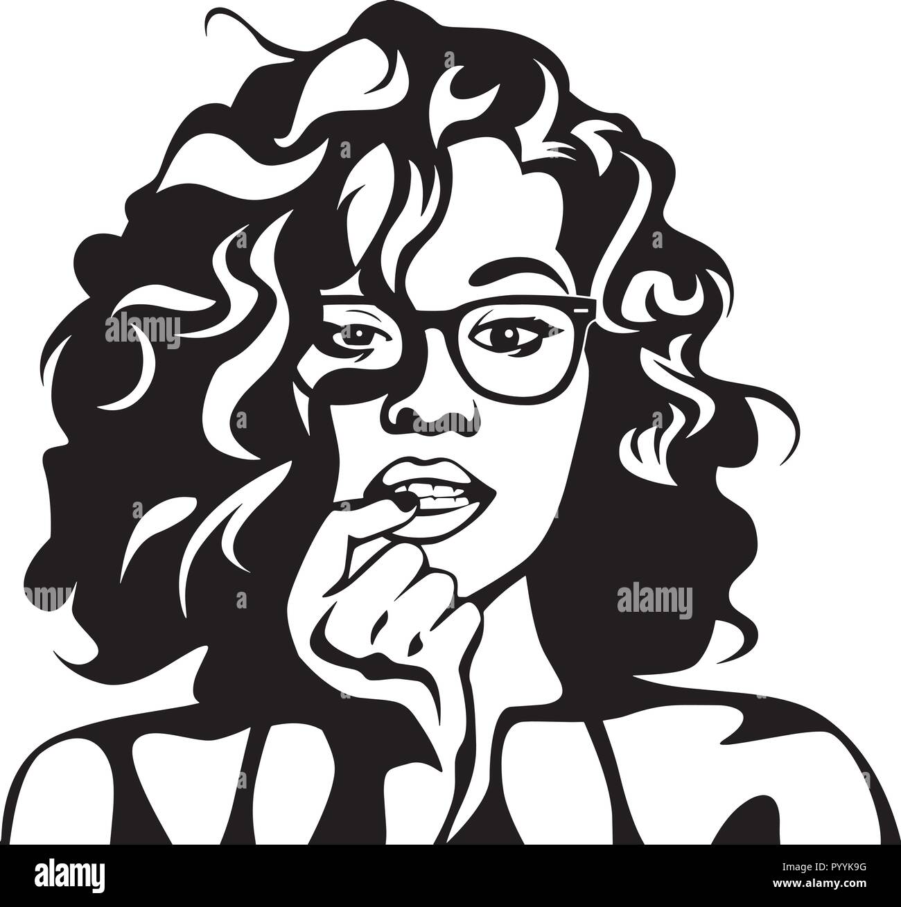 Questo sono African American bellissima regina, dive di donne di classe Illustrazione Vettoriale