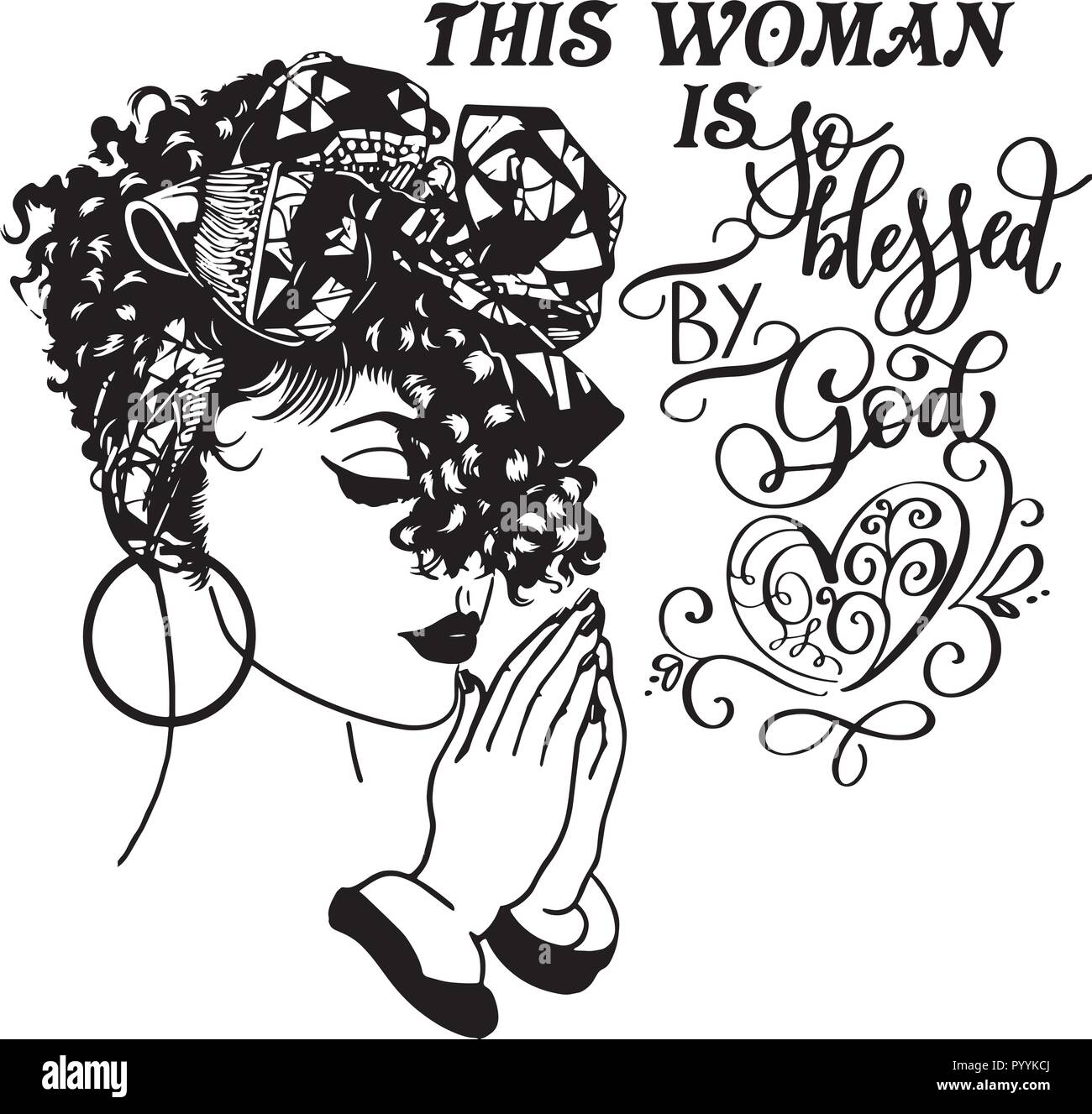 Questo sono African American bellissima regina, dive di donne di classe Illustrazione Vettoriale