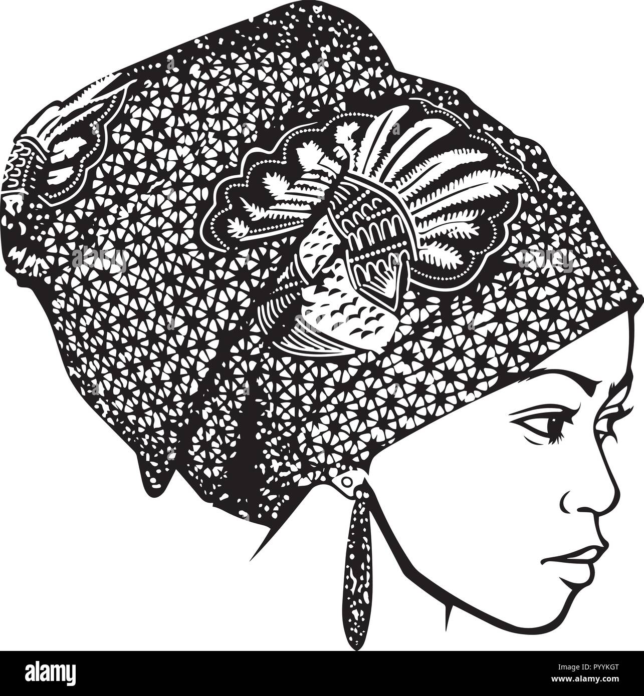 Questo sono African American bellissima regina, dive di donne di classe Illustrazione Vettoriale