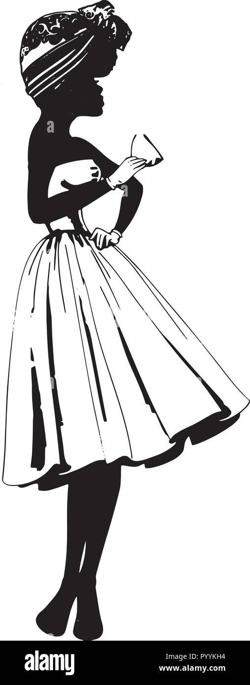 Questo sono African American bellissima regina, dive di donne di classe Illustrazione Vettoriale