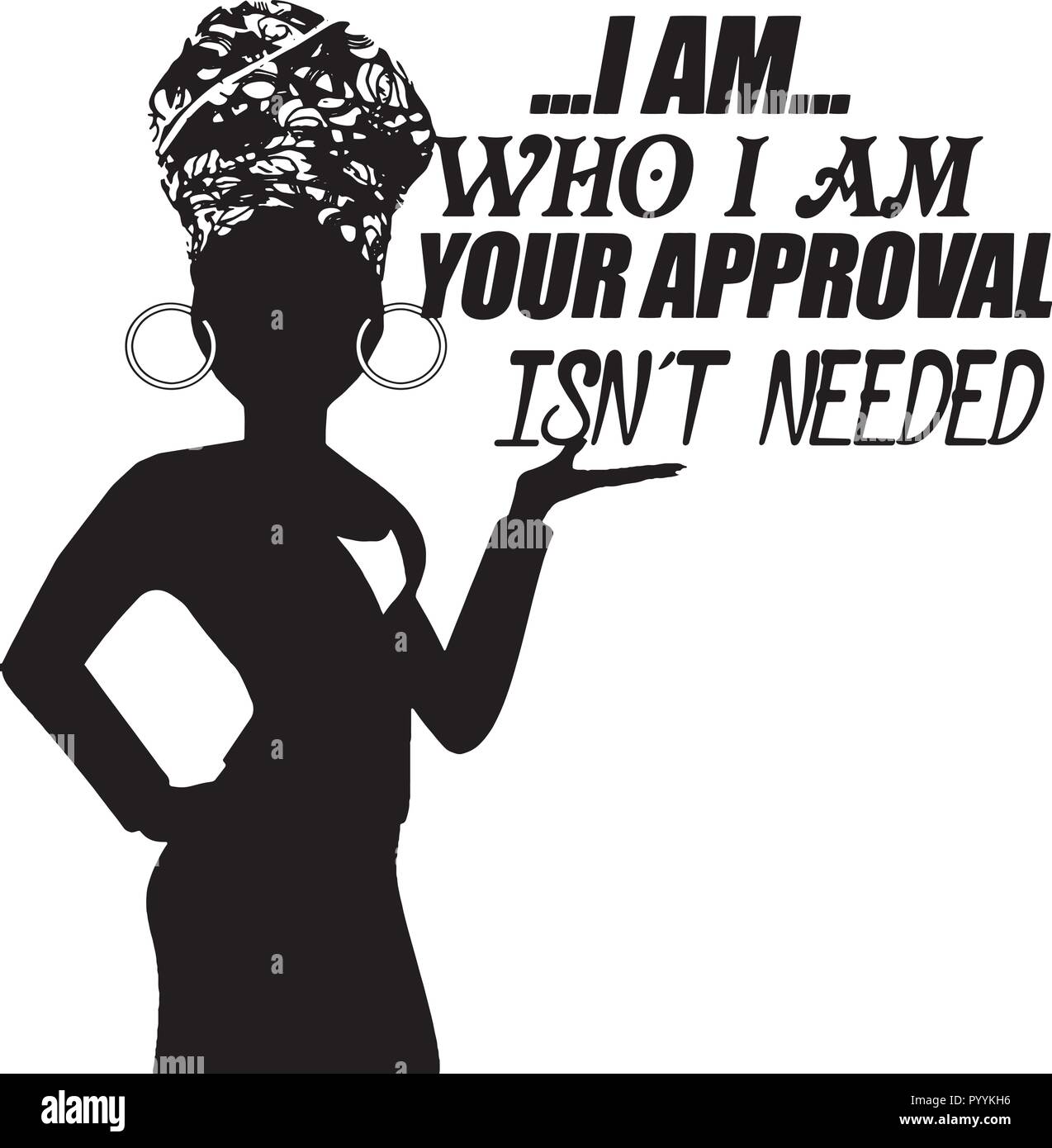 Questo sono African American bellissima regina, dive di donne di classe Illustrazione Vettoriale