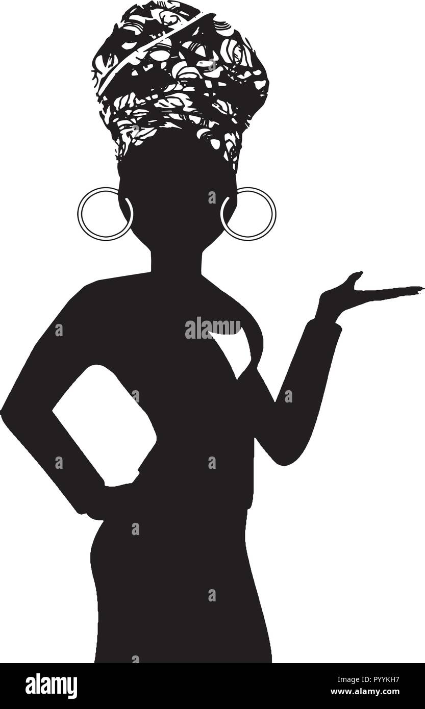 Questo sono African American bellissima regina, dive di donne di classe Illustrazione Vettoriale