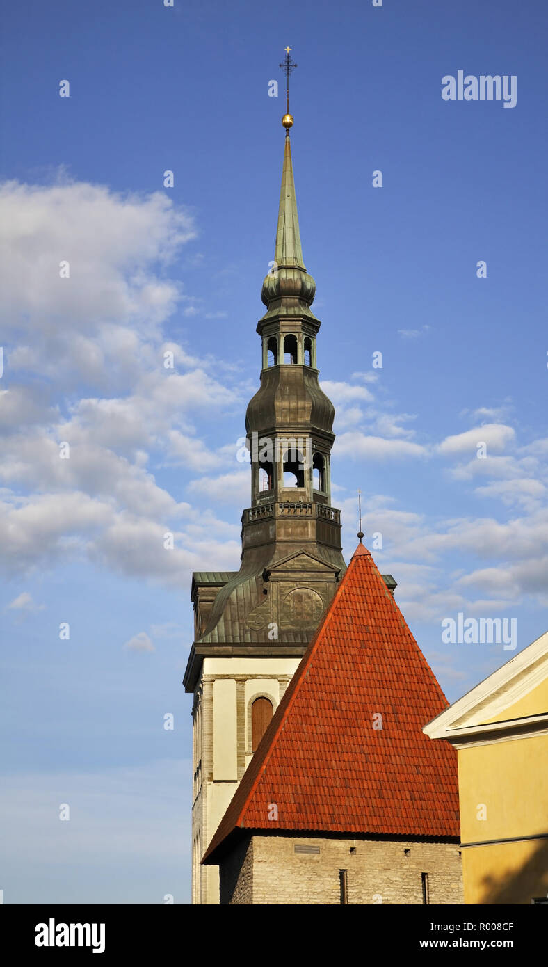 Chiesa di San Nicola (Niguliste Kirik) a Tallinn. Estonia Foto Stock