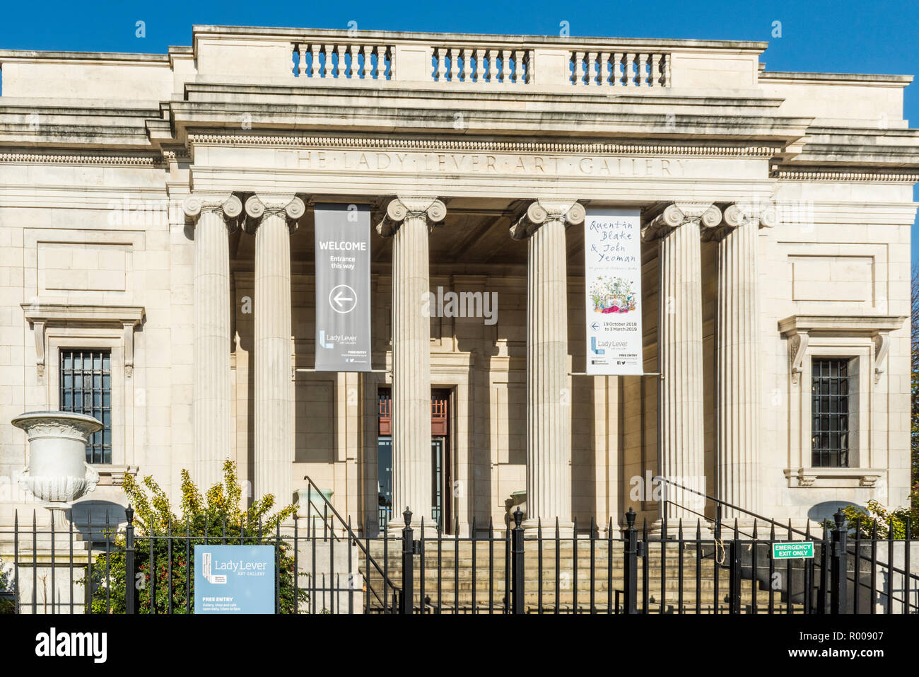 Lady Lever Art Gallery, Port Sunlight, Wirral, Merseyside Foto Stock