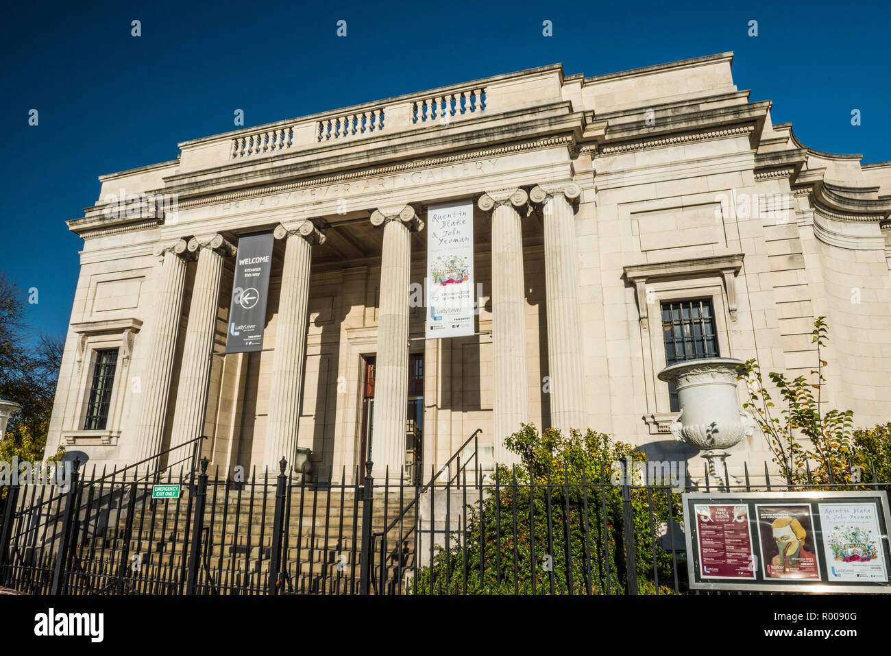 Lady Lever Art Gallery, Port Sunlight, Wirral, Merseyside Foto Stock