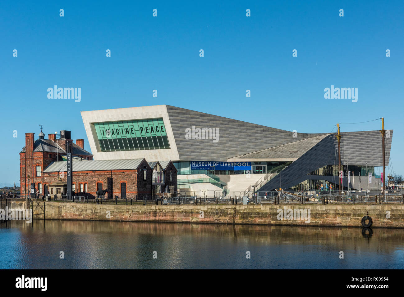 Museo di Liverpool, Royal Albert Dock, Liverpool, Merseyside England Foto Stock