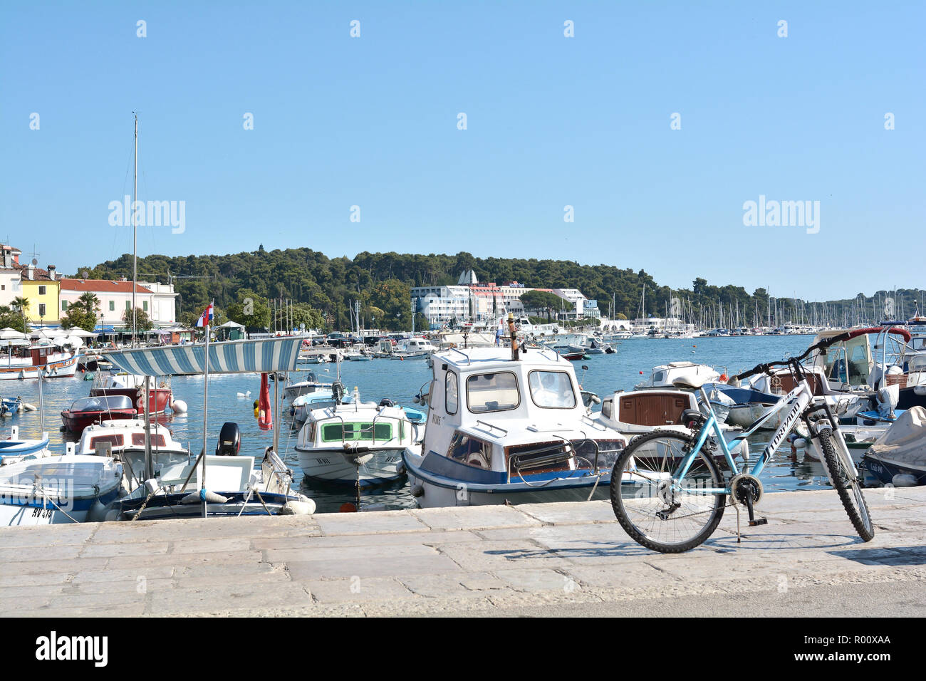 Porto di Rovigno Croazia Foto Stock