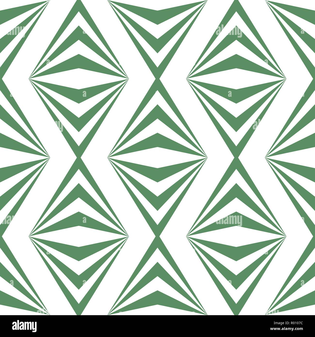 Arte astratta geometrica della luce verde bianco pattern Illustrazione Vettoriale