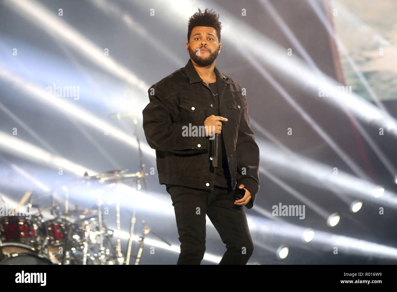 2018 cittadino globale Festival - spettacoli con: Il Weeknd, Abel Makkonen Tesfaye dove: la città di New York, New York, Stati Uniti quando: 29 set 2018 Credit: Derrick Salters/WENN.com Foto Stock