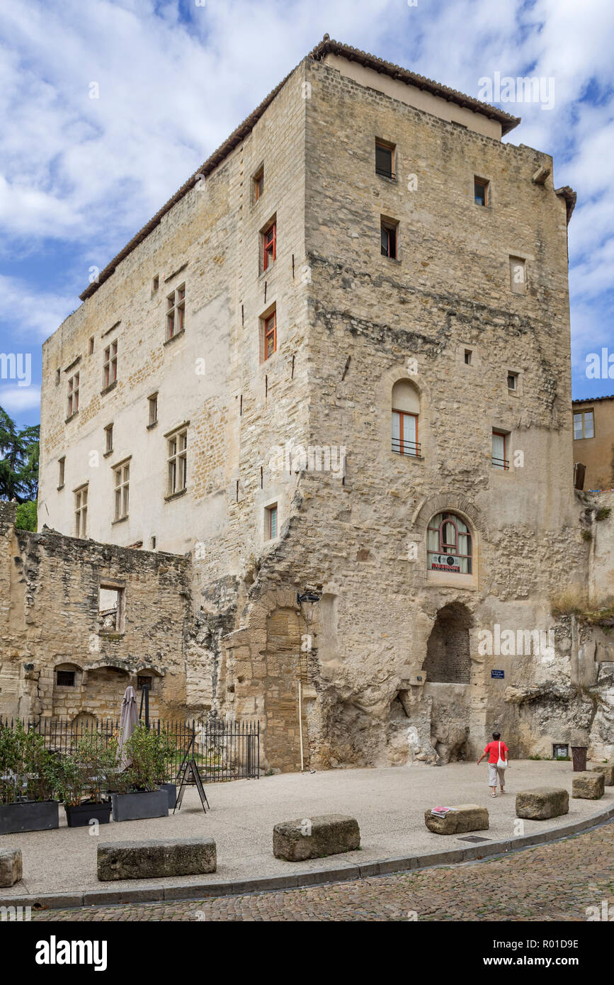 Xiii secolo Palais de la commune d'Avignon nella città Avignon Vaucluse, Provence-Alpes-Côte d'Azur, in Francia Foto Stock