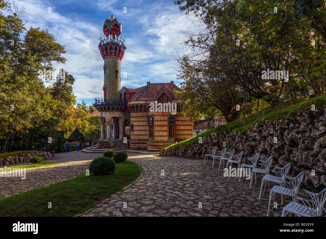 Comillas, El Capricho, Cantabria, Spagna, Europa Foto Stock