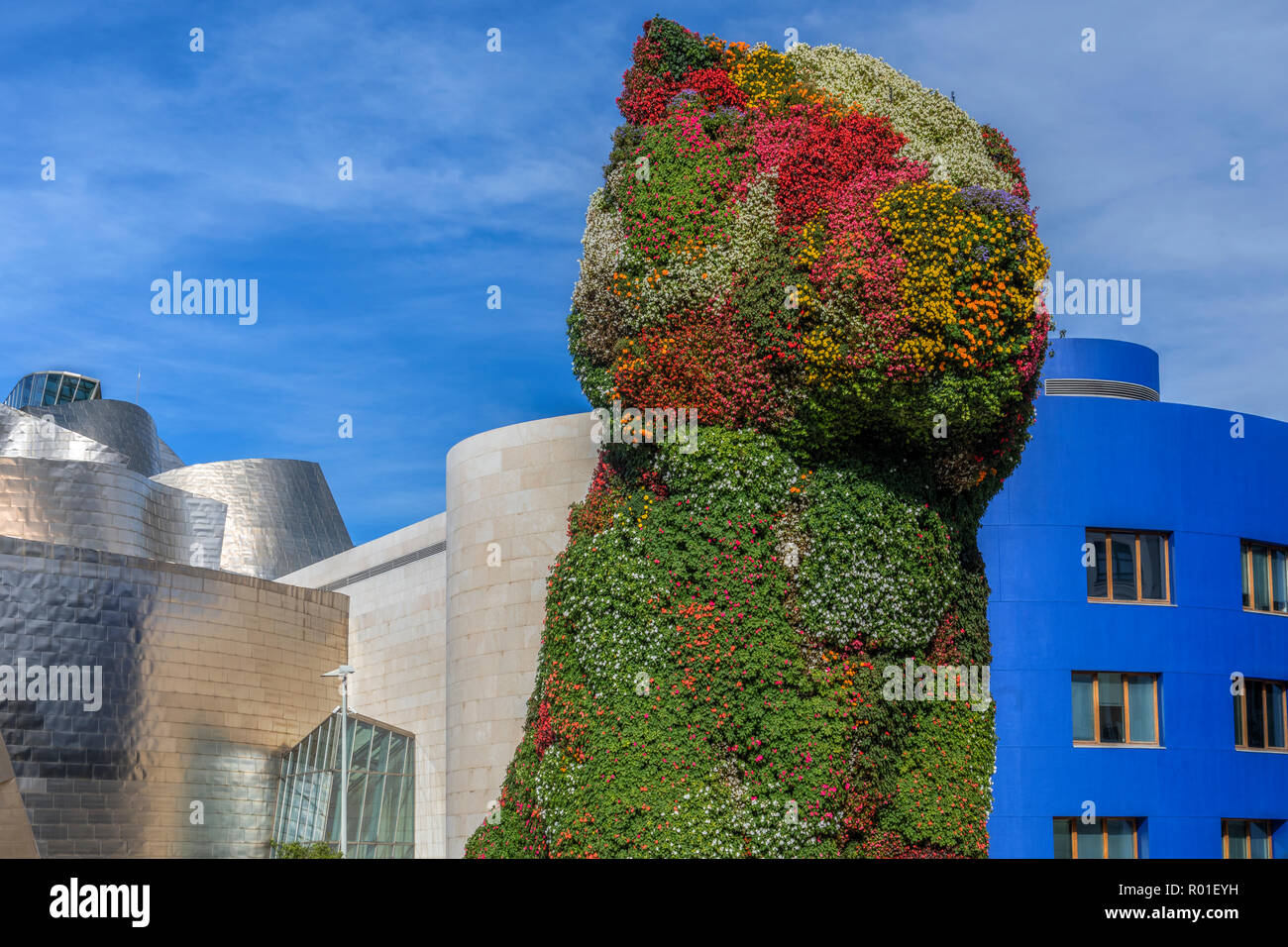 Museo Guggenheim, Bilbao, Paesi Baschi, Spagna, Europa Foto Stock
