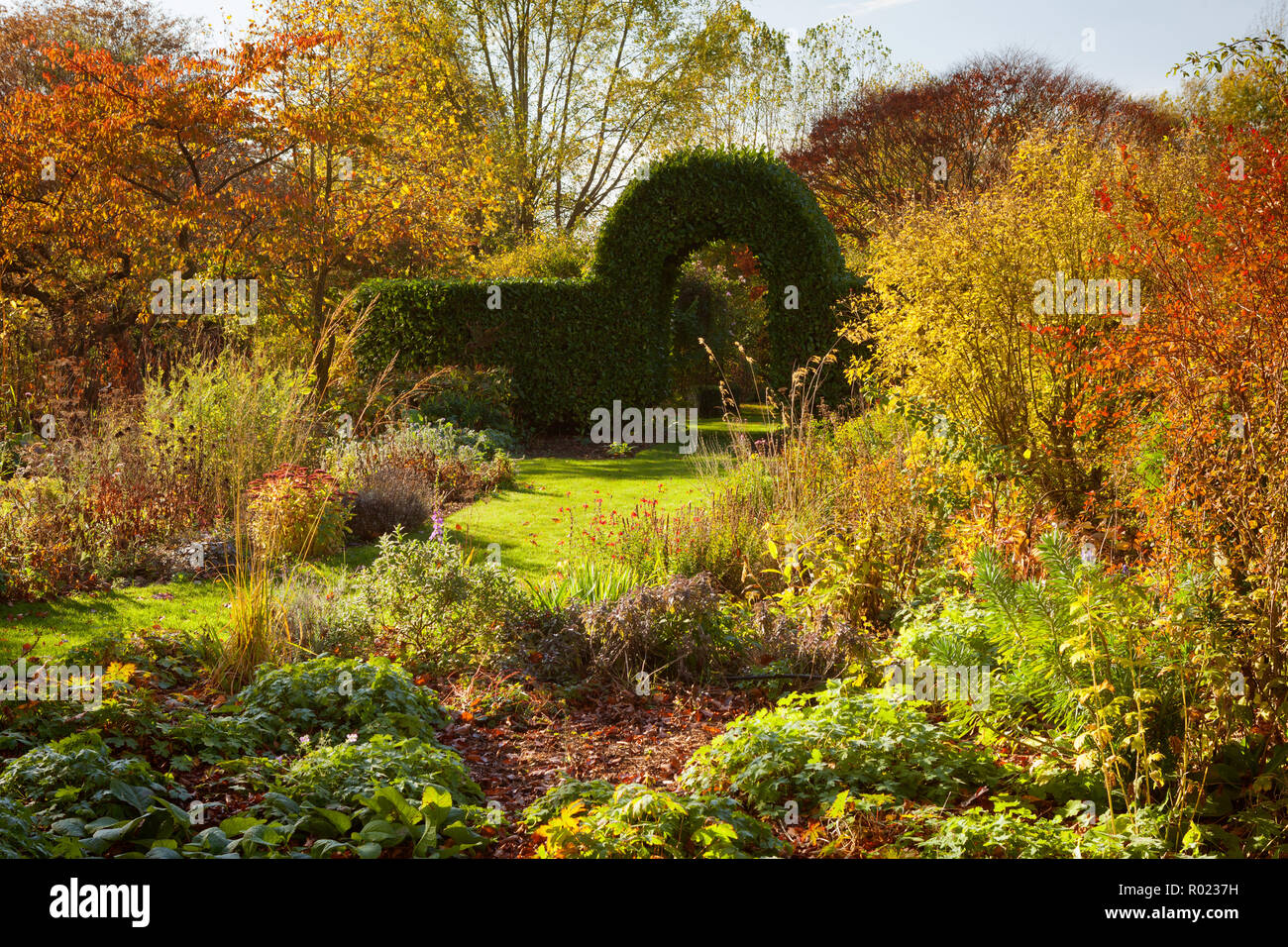 Harpswell, Lincolnshire, Regno Unito. 31 ott 2018. Regno Unito: Meteo un luminoso giorno dopo una notte di brina in corrispondenza Hall Farm, Harpswell. Lincolnshire, Regno Unito. 31 ott 2018. Credito: LEE BEEL/Alamy Live News Foto Stock