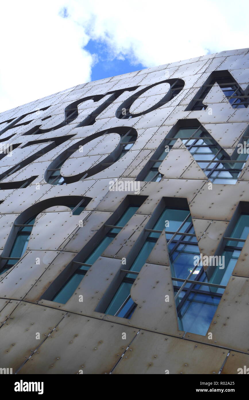 Wales Millennium Centre Cardiff Bay, Cardiff, Galles del Sud, Regno Unito Foto Stock