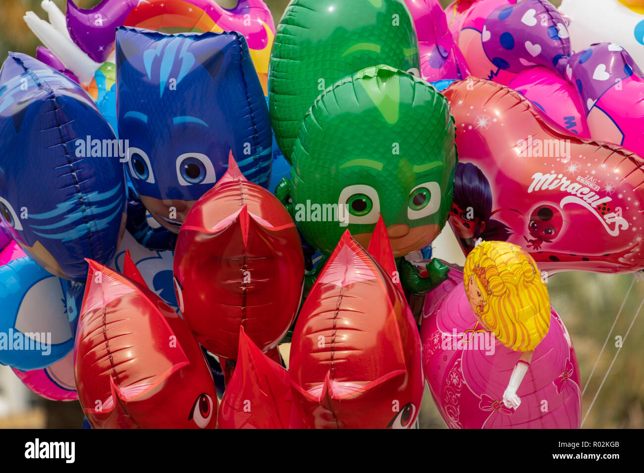 Palloncini per la vendita, Palermo, Italia Foto Stock